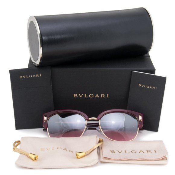 Bvlgari Purple Wayfarer Sunglasses - Picture 5 of 5